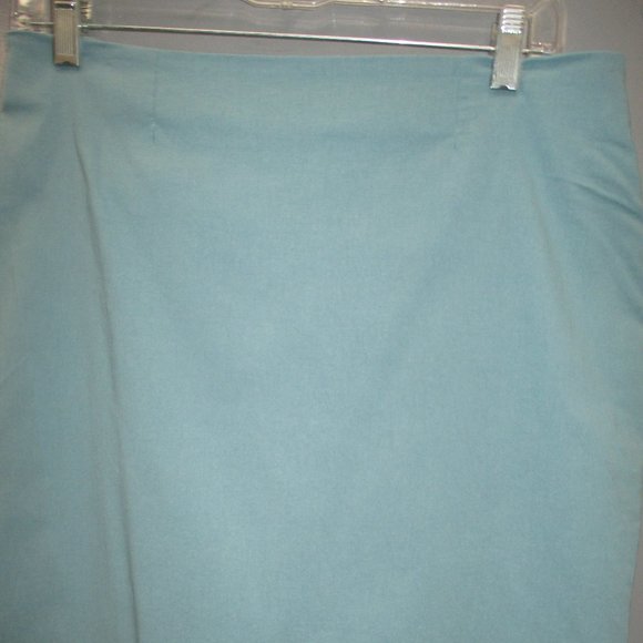 ASOS Women's Skirt Size 12 Turquoise Color Zipper Back Women's Skirt - Picture 4 of 10